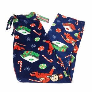 Monopoly Gingerbread House Pajama Bottoms Blue
